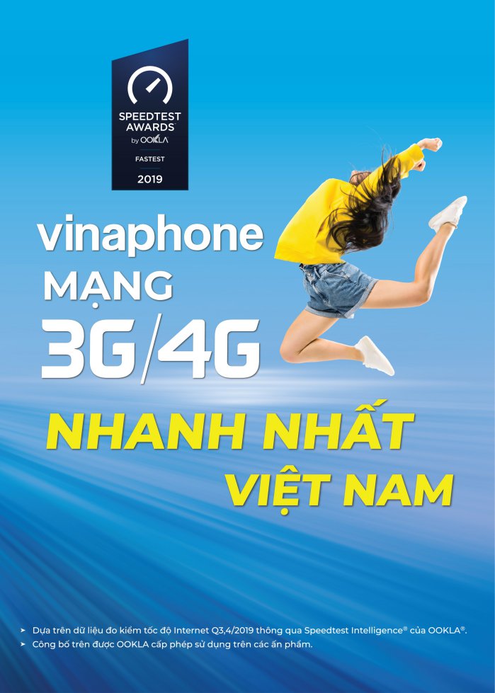 Tốc độ 3g/4g Vinaphone nhanh nhất Việt Nam