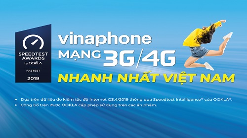 Tốc Độ 3G/4G VNPT Nhanh Nhất Việt Nam Hiện Nay Được Ookla Công Nhận