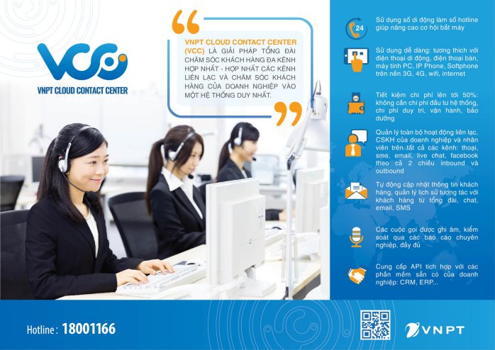 Các gói dịch vụ VCC, so sánh các gói VNPT Cloud Contact Center (VCC)