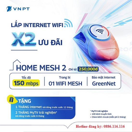 Từ 5/5/2024 VNPT ưu đãi tặng thêm thời gian sử dụng internet và trải nghiệm dịch vụ Truyền hình MyTV