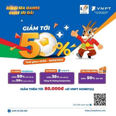 Cùng VNPT chào đón SEA Games 31 “Bùng SEA Games – Cháy ưu đãi” 