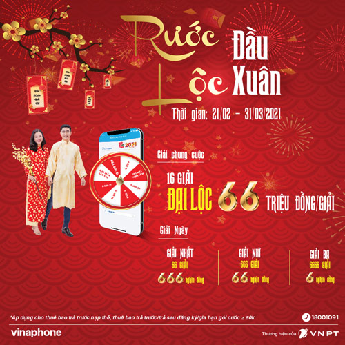 Rước Lộc Đầu Xuân Tân Sửu Cùng Vinaphone 