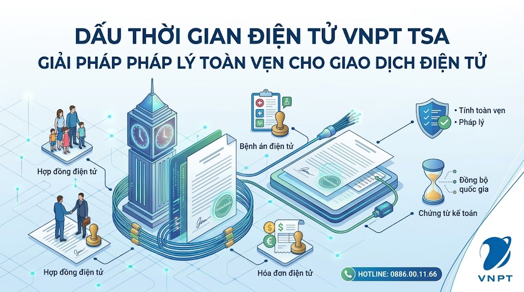 Đăng Ký Dịch Vụ Cấp Dấu Thời Gian VNPT TSA