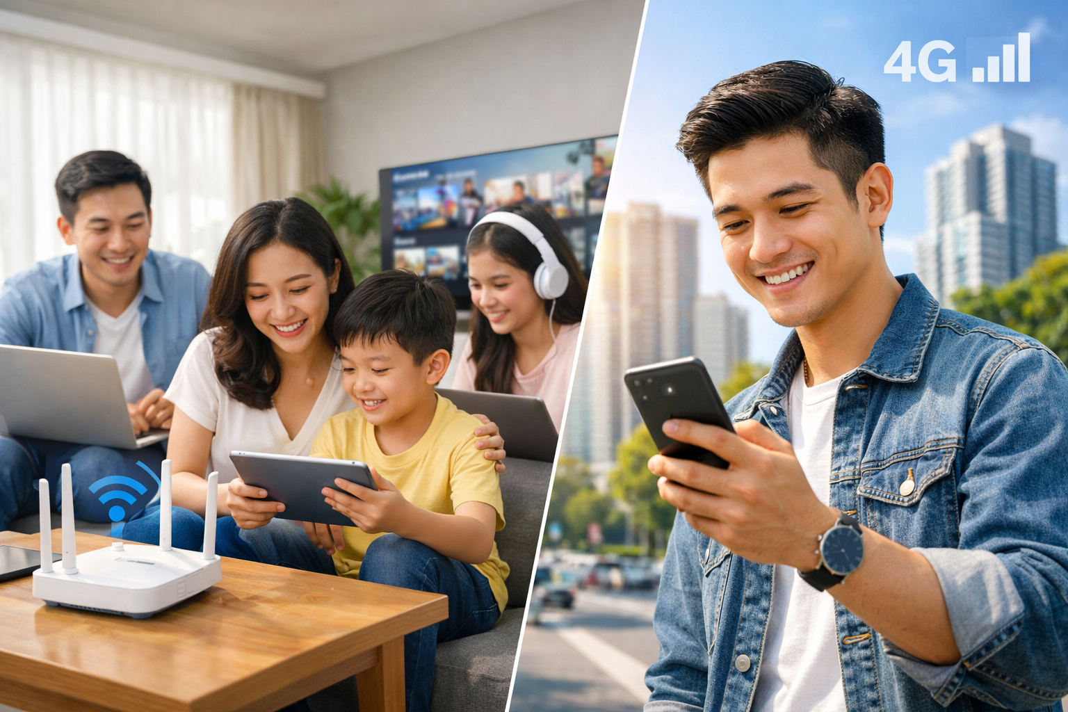 Đăng ký lắp mạng WIFI VNPT Home Sành tặng SIM 4G Vinaphone siêu ưu đãi 2026