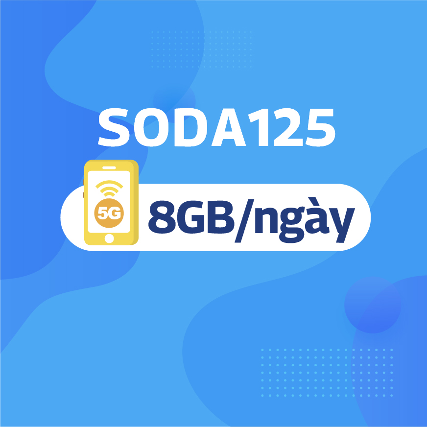 Đăng Ký Sim Kèm Gói SODA125 Vinaphone Nhận Ngay 8GB/Ngày