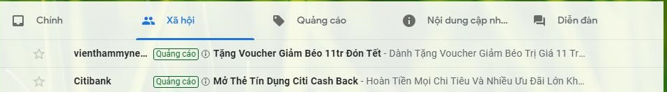 quảng cáo google vnpt gmail ads