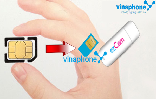 Gói cước Ezcom Vinaphone trả trước, đăng ký 3G Ezcom Vinaphone trả trước