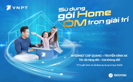 Home TV VNPT, lắp Internet VNPT giá rẻ tại TPHCM