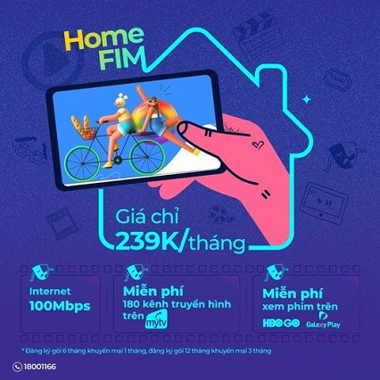 Khuyến mại lắp mới internet truyền hình tích hợp xem Fim thả ga miễn phí