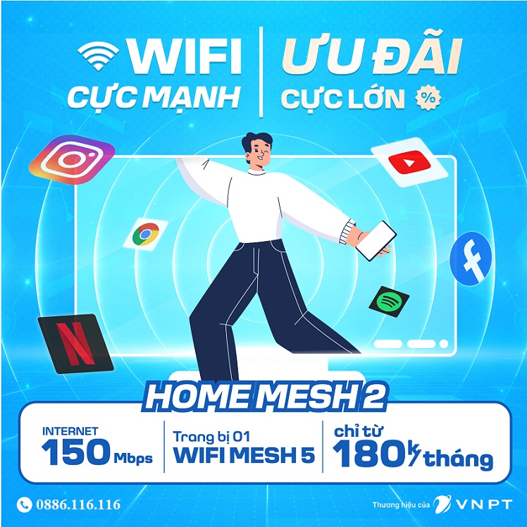 Giá khuyến mãi đăng ký lắp wifi VNPT tại TP.HCM
