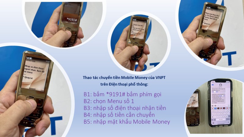 hướng dẫn sử dụng mobile money vnpt 