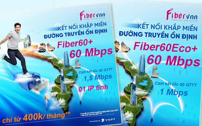 lắp internet ưu đãi cho doanh nghiệp 60mbps IP tĩnh chỉ 440k/tháng