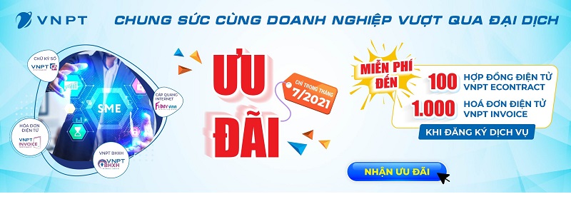 Khuyến Mãi Hóa Đơn Điện Tử, Hợp Đồng Điện Tử VNPT
