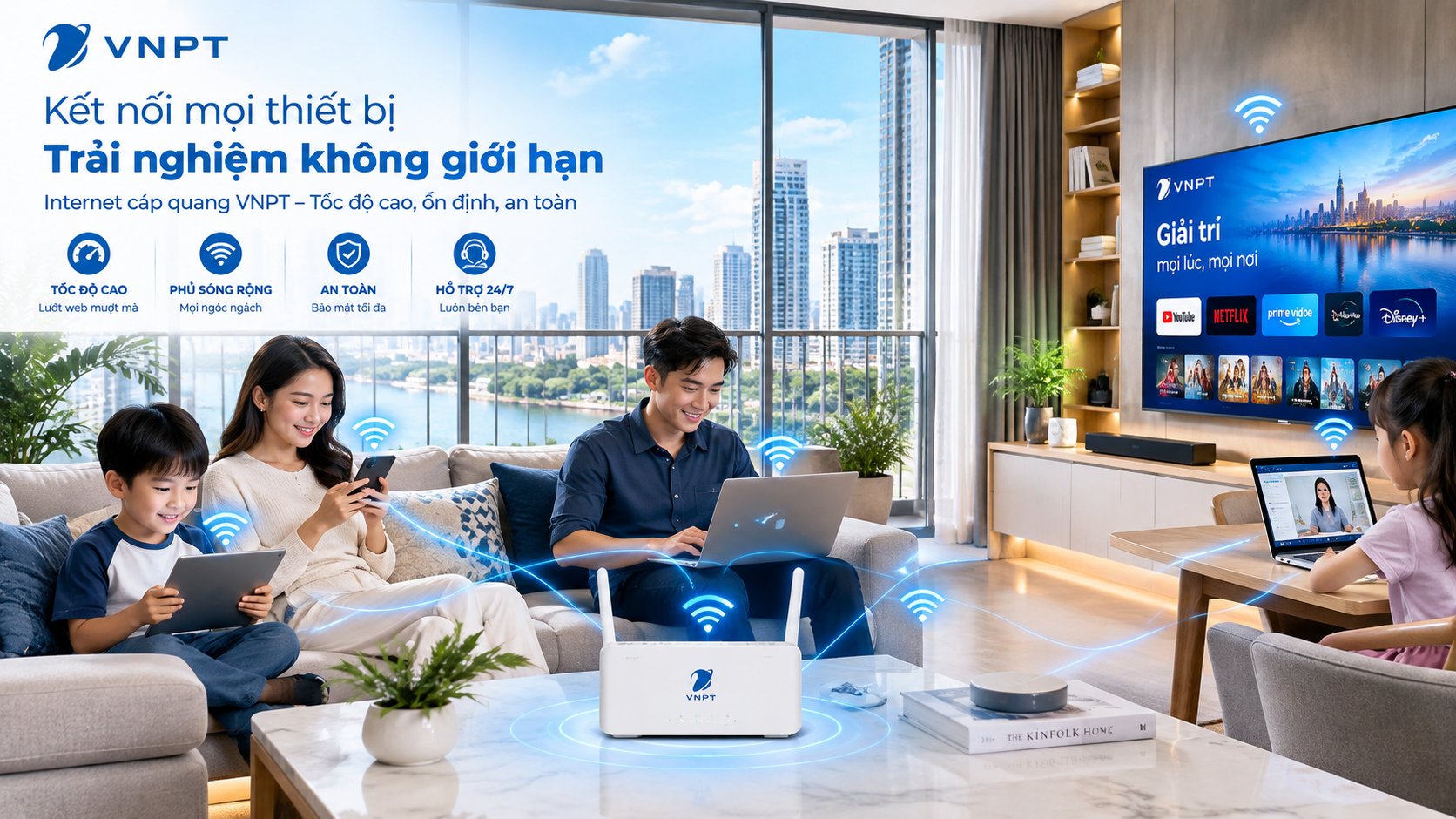 Lắp Đặt Mạng Internet VNPT Masteri Thảo Điền
