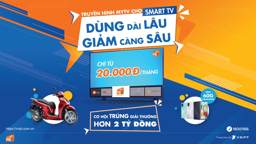 Lắp truyền hình mytv chỉ 20.000đ/tháng