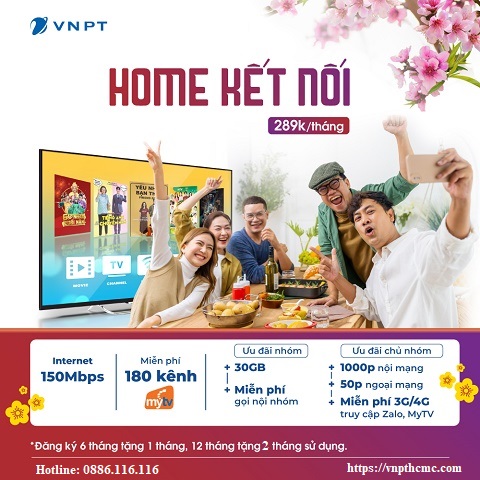 Gói Home Kết Nối của VNPT lựa chọn tối ưu cho internet gia đình