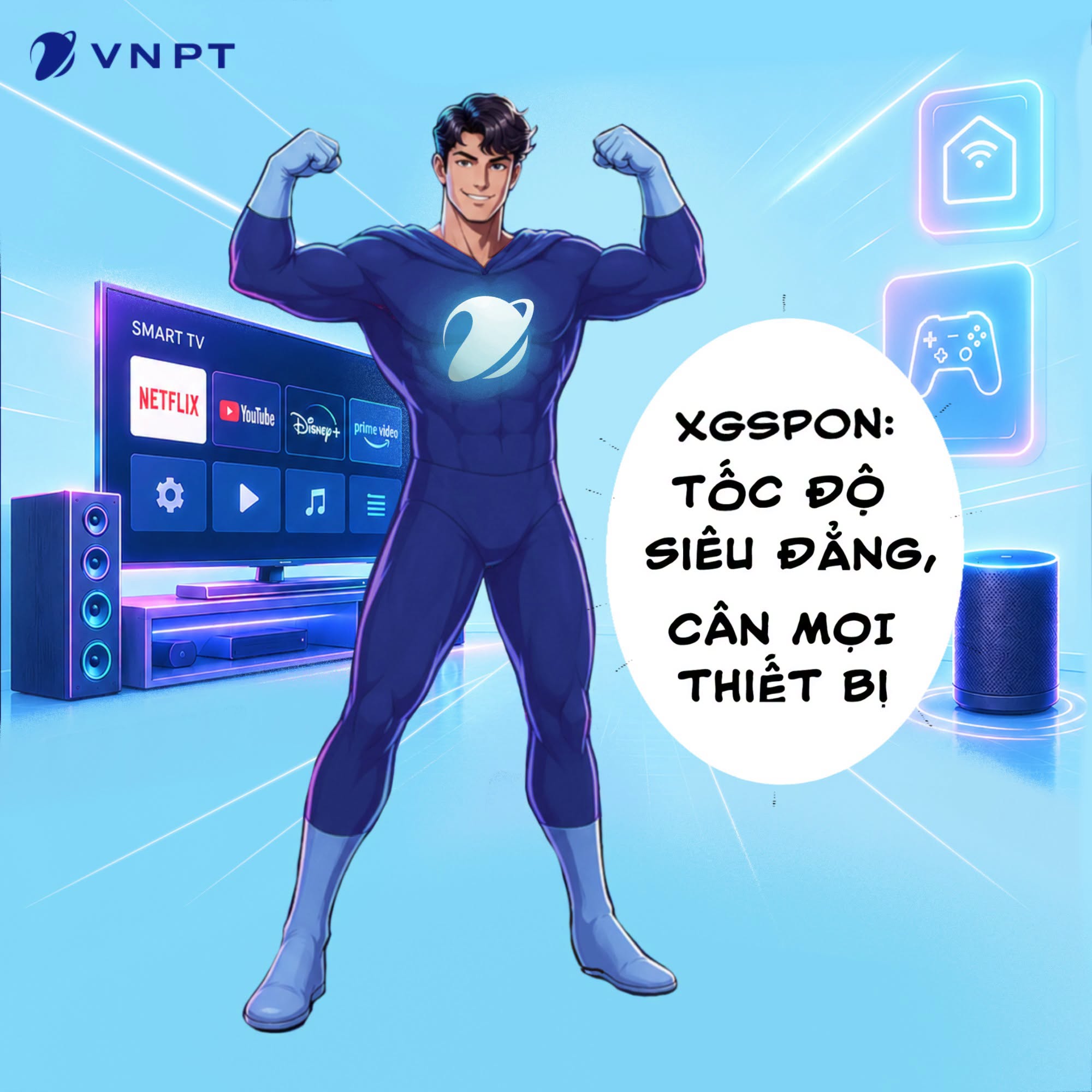 Internet XGSPON VNPT Giải Pháp WiFi Siêu Nhanh Cho Gia Đình Hiện Đại