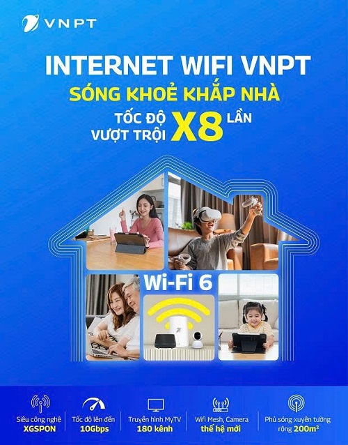 Bảng giá lắp đặt dịch vụ internet cáp quang và truyền hinh MyTV của VNPT mới nhất 2026