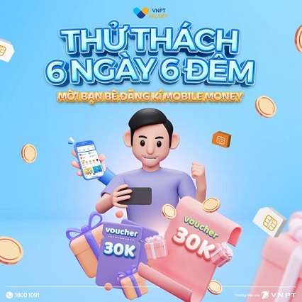 chạm tay Mở Mobile Money - Nhận quà như ý từ Ví