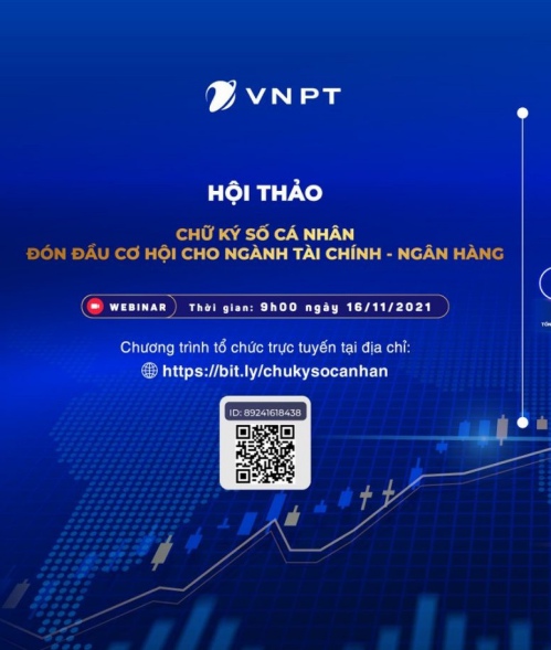 thời gian hội thảo trực tuyến chữ ký số ngày 16/11/2021