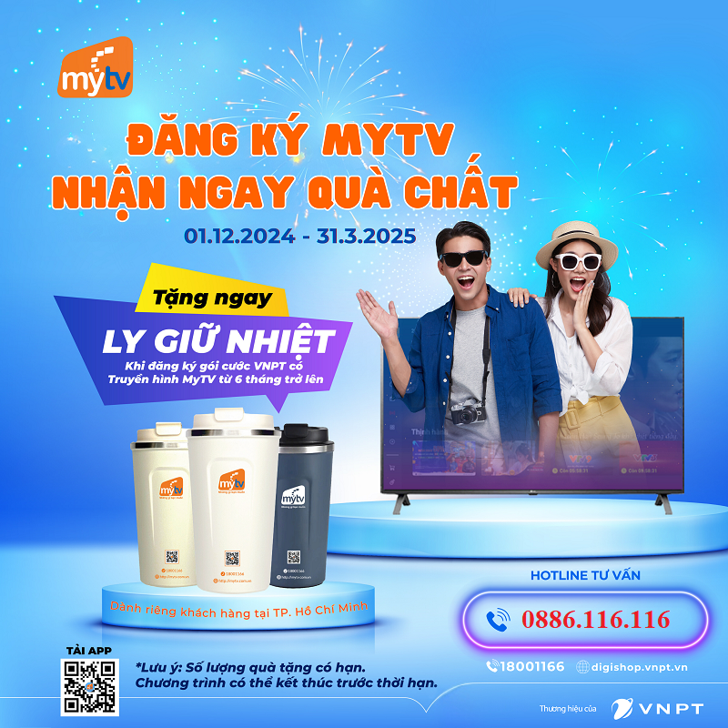 Đăng ký MyTV nhận ngay quà Chất
