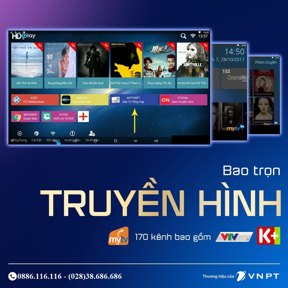 Giải trí tại nhà với kho nội dung siêu hấp dẫn trên truyền hình MyTV của VNPT