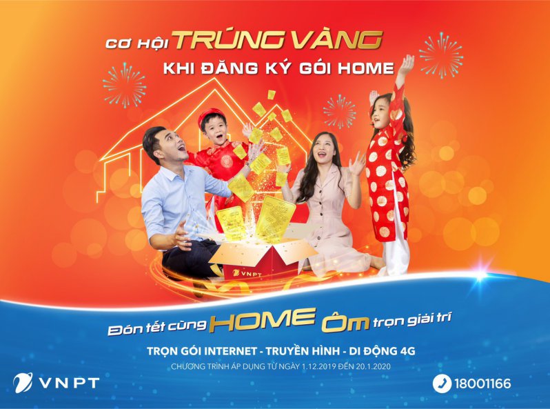 Lắp Truyền Hình MyTV, Internet VNPT Trúng Vàng SJC 