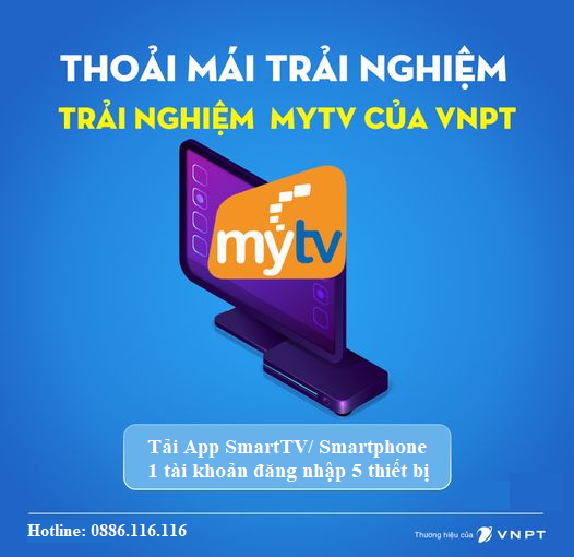 Gói cước truyền hình MyTV của VNPT mới nhất 2025