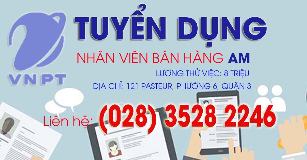 tuyển dụng VNPT chuyên viên bán hàng doanh nghiệp