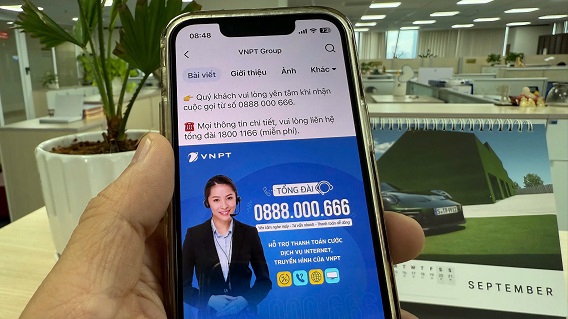 Các số điện thoại chăm sóc khách hàng chính thức của VNPT