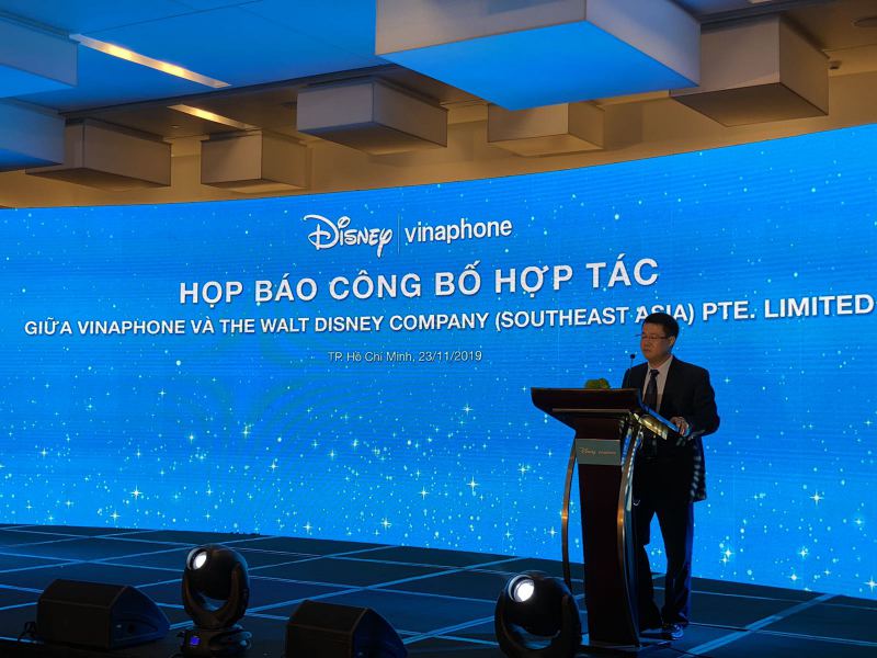 phát biểu hợp tác vinaphone và disney