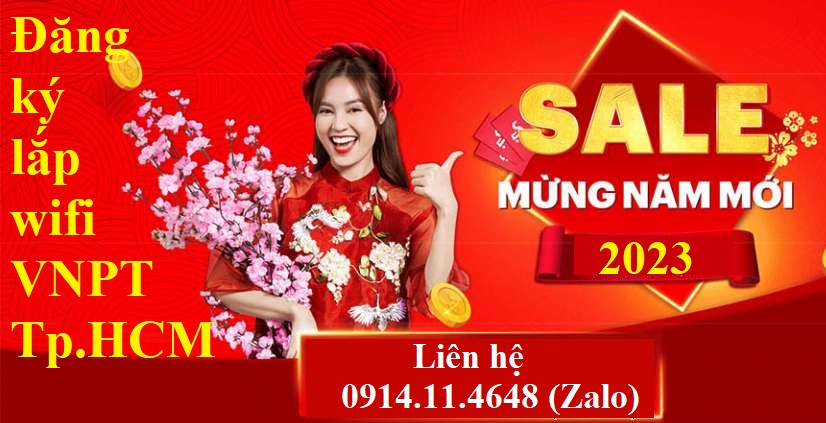 Khuyến mãi đăng ký lắp đặt mạng wifi VNPT năm 2023 - TP.HCM